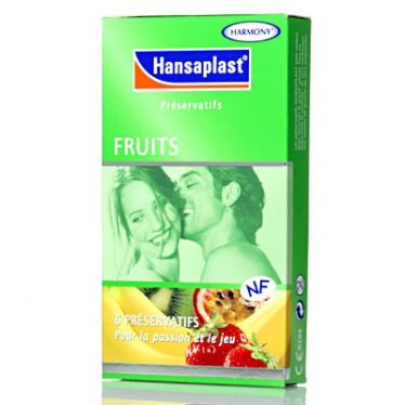 Préservatifs Hansaplast Fruits x6